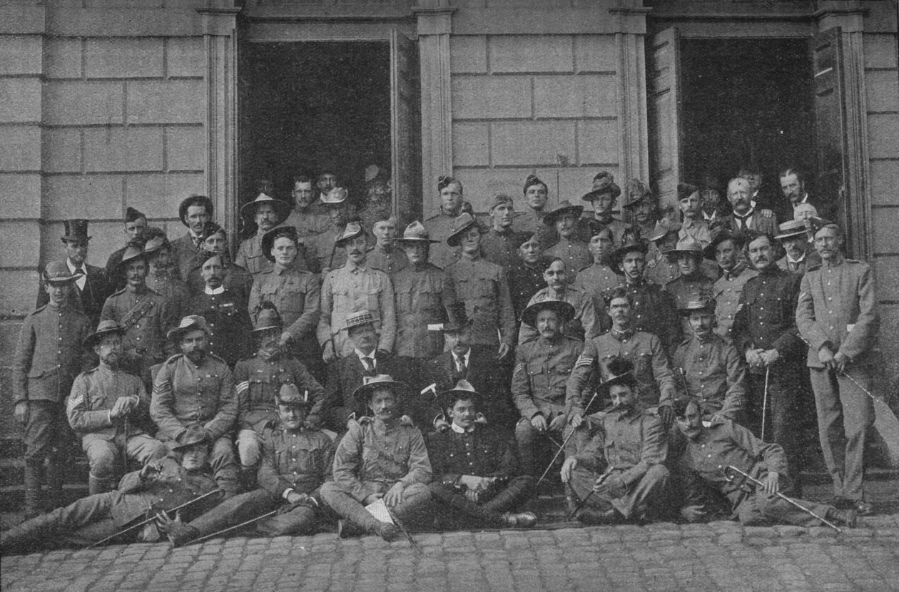 "زيارة المستعمرين إلى وندسور" ، 1902 بواسطة جيمس راسل وأولاده
