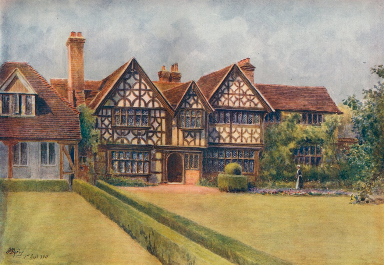 "Great Tangley Manor" ، 1911 ، 1914 بواسطة جيمس إس أوجيلفي