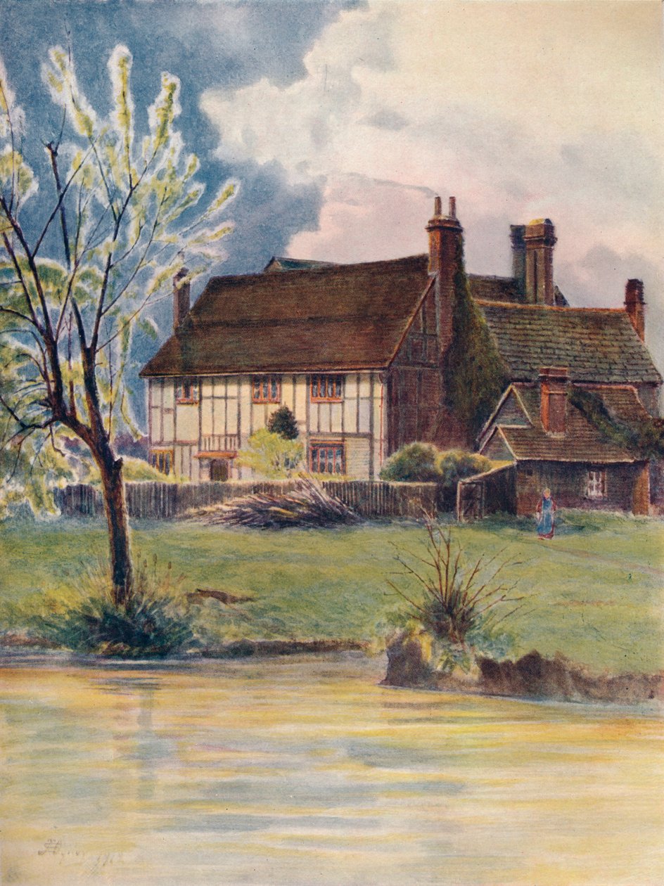 "Newdigate Old Place" ، 1912 ، 1914 بواسطة جيمس إس أوجيلفي