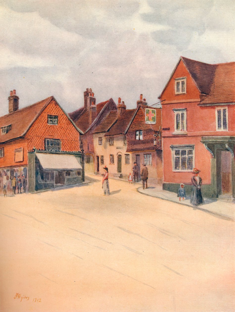 "شارع Slipshoe ، Reigate" ، 1912 ، 1914 بواسطة جيمس إس أوجيلفي