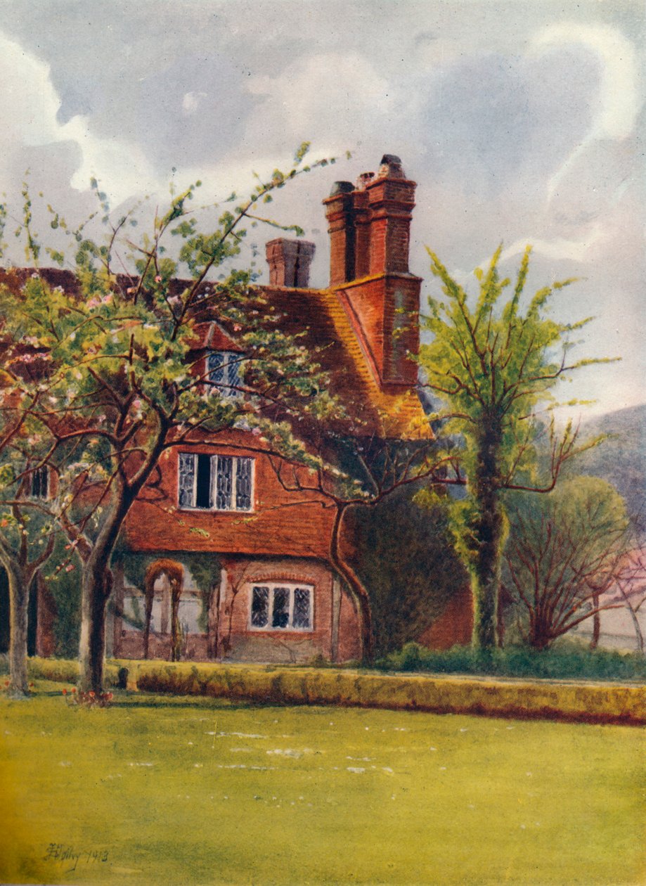 "Tenchleys Manor House" ، 1913 ، 1914 بواسطة جيمس إس أوجيلفي