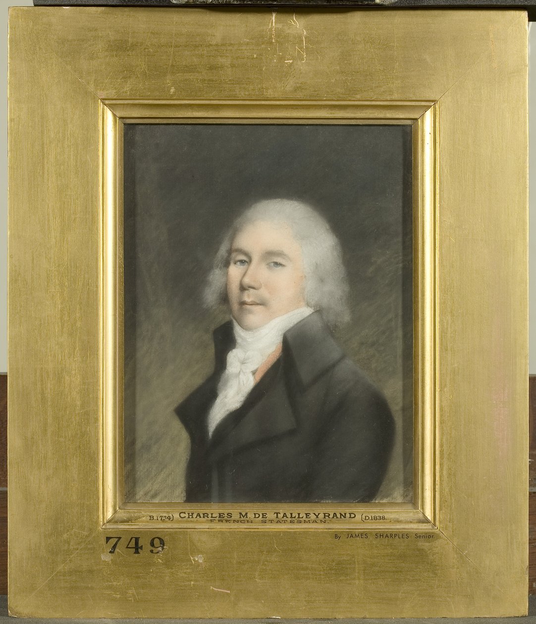 Charles Maurice de Talleyrand-Perigord (باستيل على ورق) بواسطة جيمس شارلز