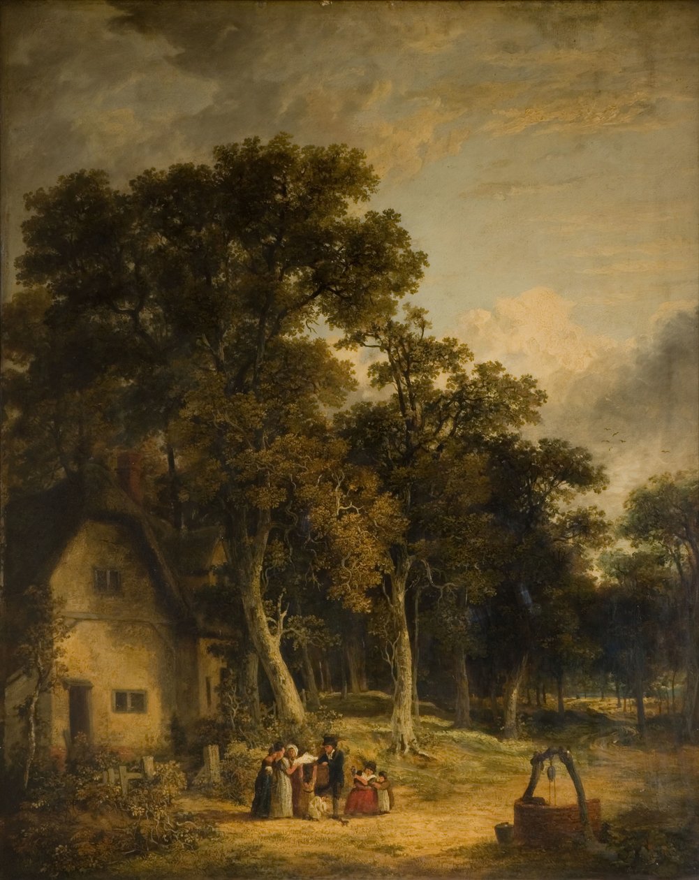 كوخ في خشب ، 1859. بواسطة جيمس ستارك