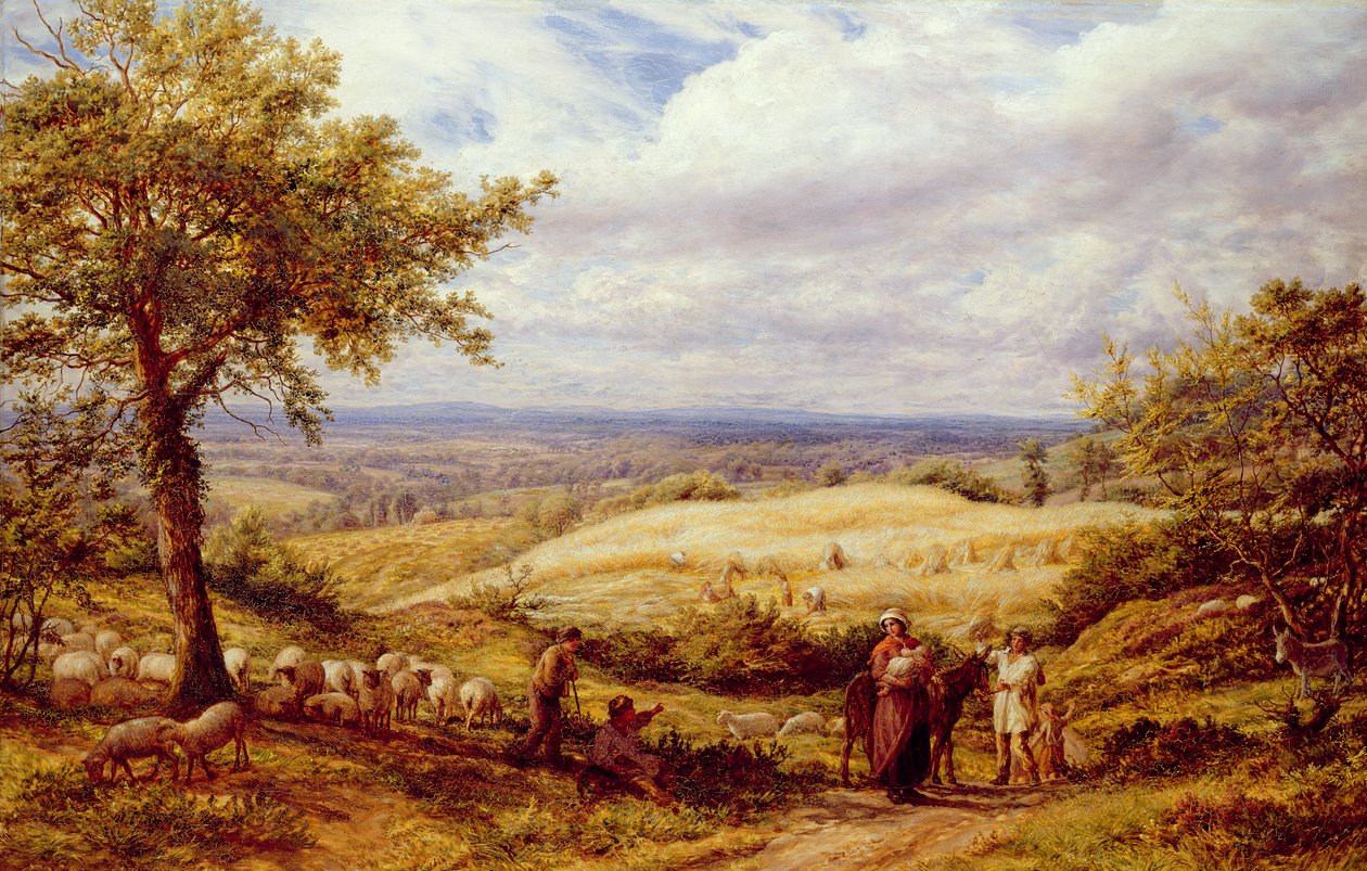 The Wayfarers ، حوالي 1872 (زيت على قماش) بواسطة جيمس توماس لينيل
