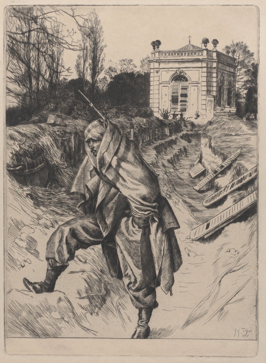 تذكار Grand'Garde من حصار باريس ، 1878. بواسطة جيمس تيسو