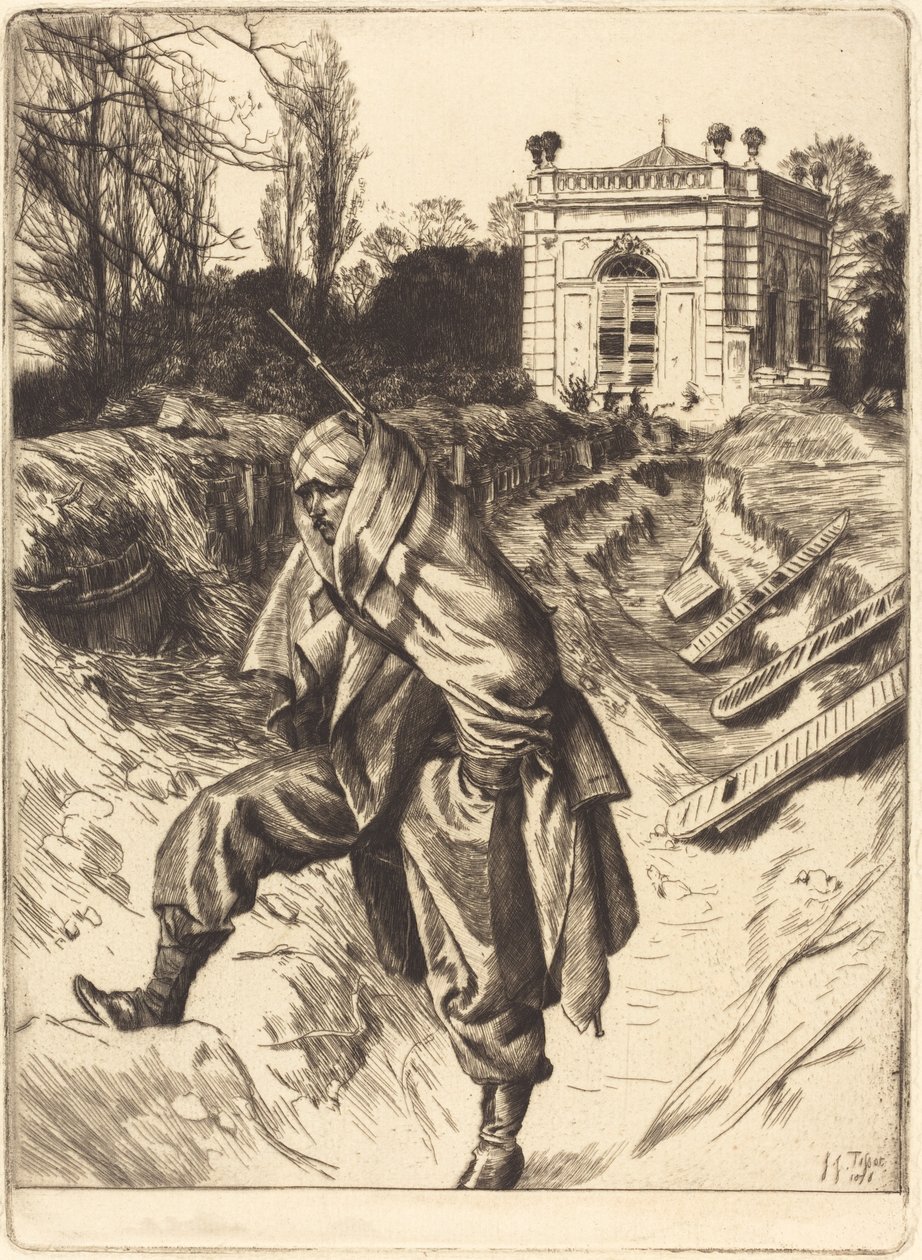 تذكارات جراند جارد لحصار باريس ، 1878. بواسطة جيمس تيسو