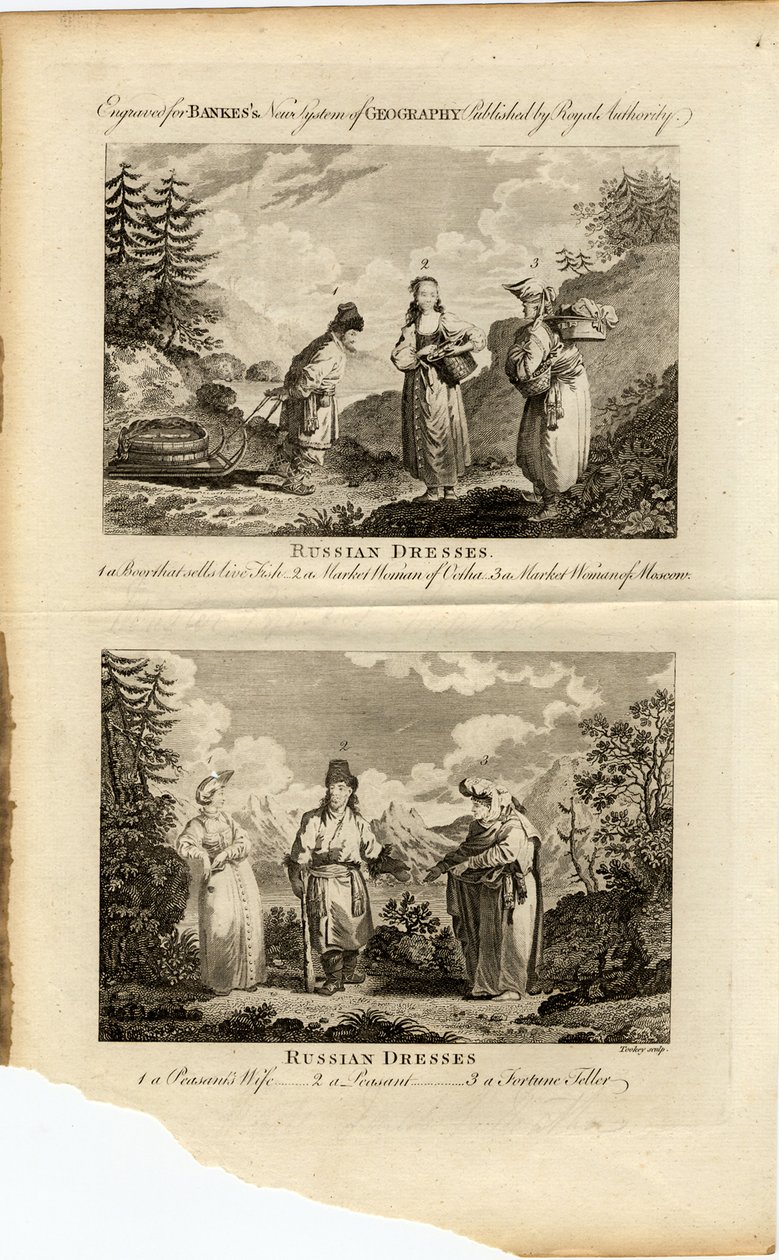 فساتين روسية ، كاليفورنيا 1775 بواسطة جيمس توكي