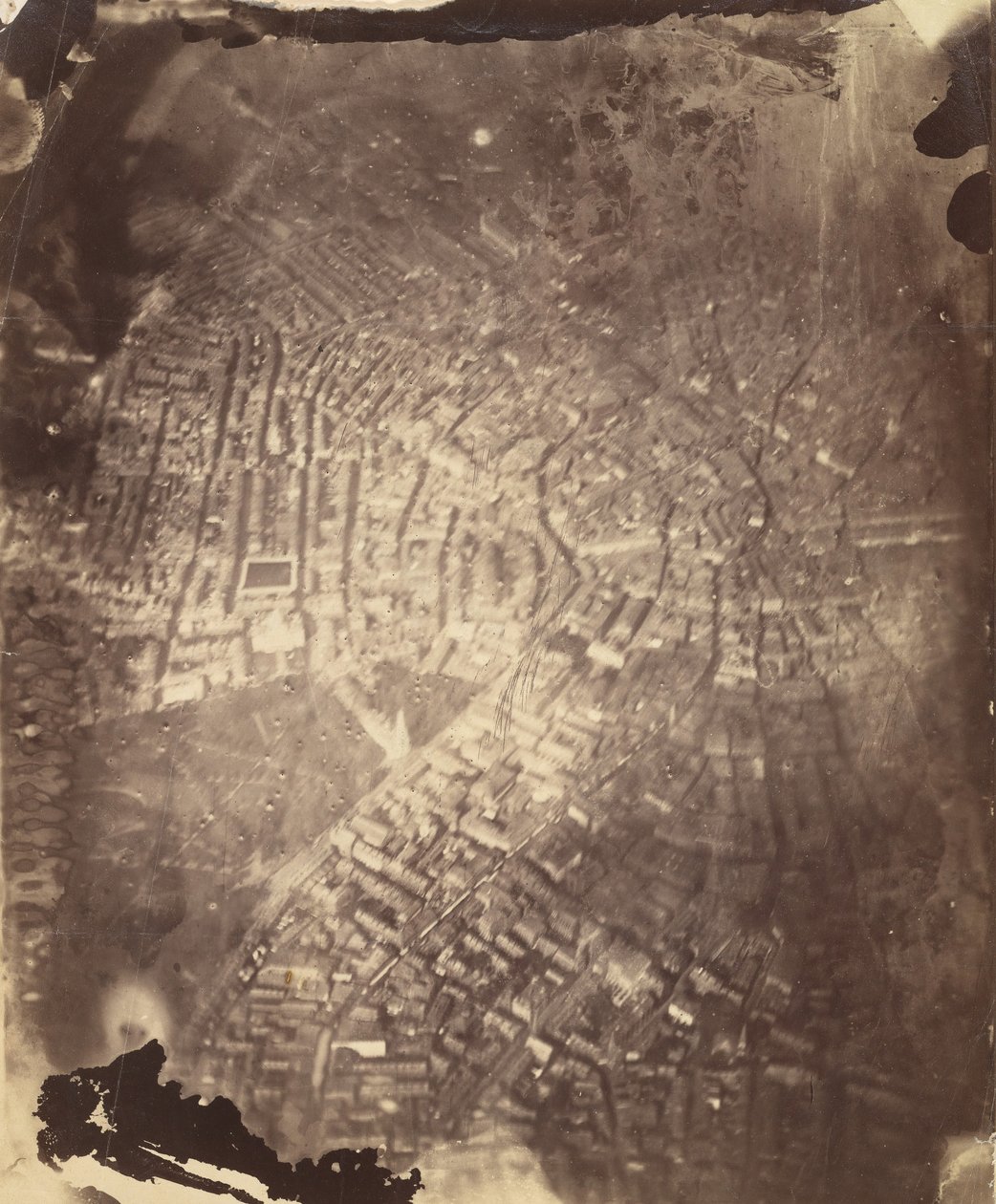 بوسطن من منطاد الهواء الساخن ، 1860. بواسطة جيمس والاس بلاك