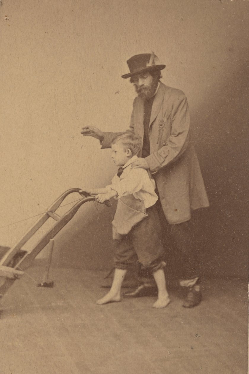 إدوارد إيفريت هيل وابنه ، كاليفورنيا. 1865. بواسطة جيمس والاس بلاك