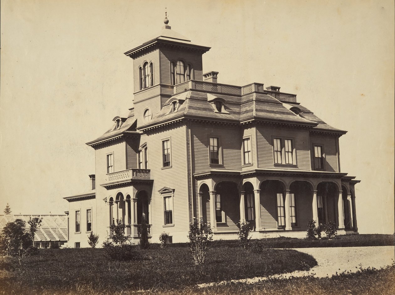 البيت الفيكتوري ، كاليفورنيا. 1860. بواسطة جيمس والاس بلاك