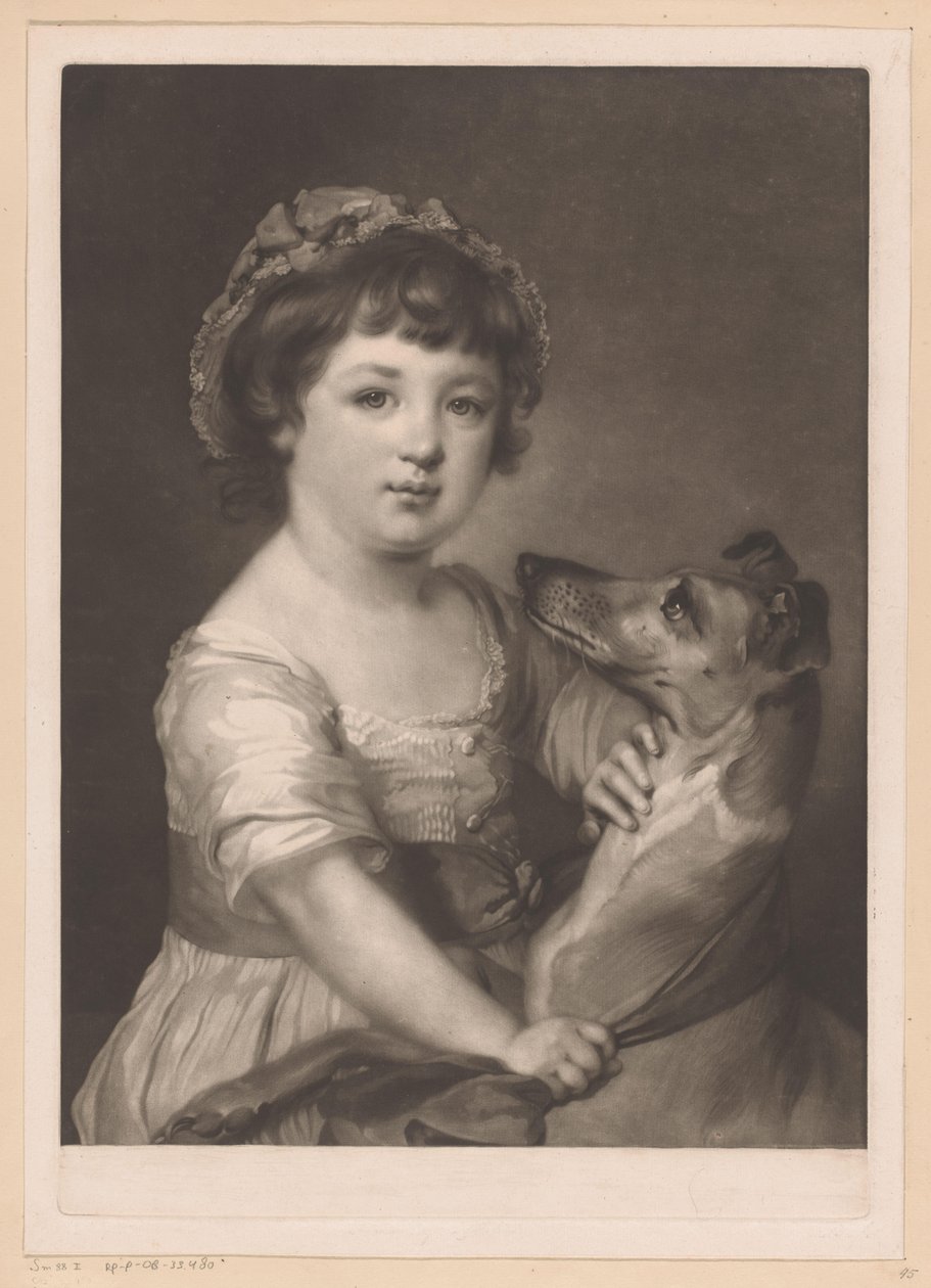 Portret van Frances Lascelles بواسطة جيمس واتسون (طابعة)