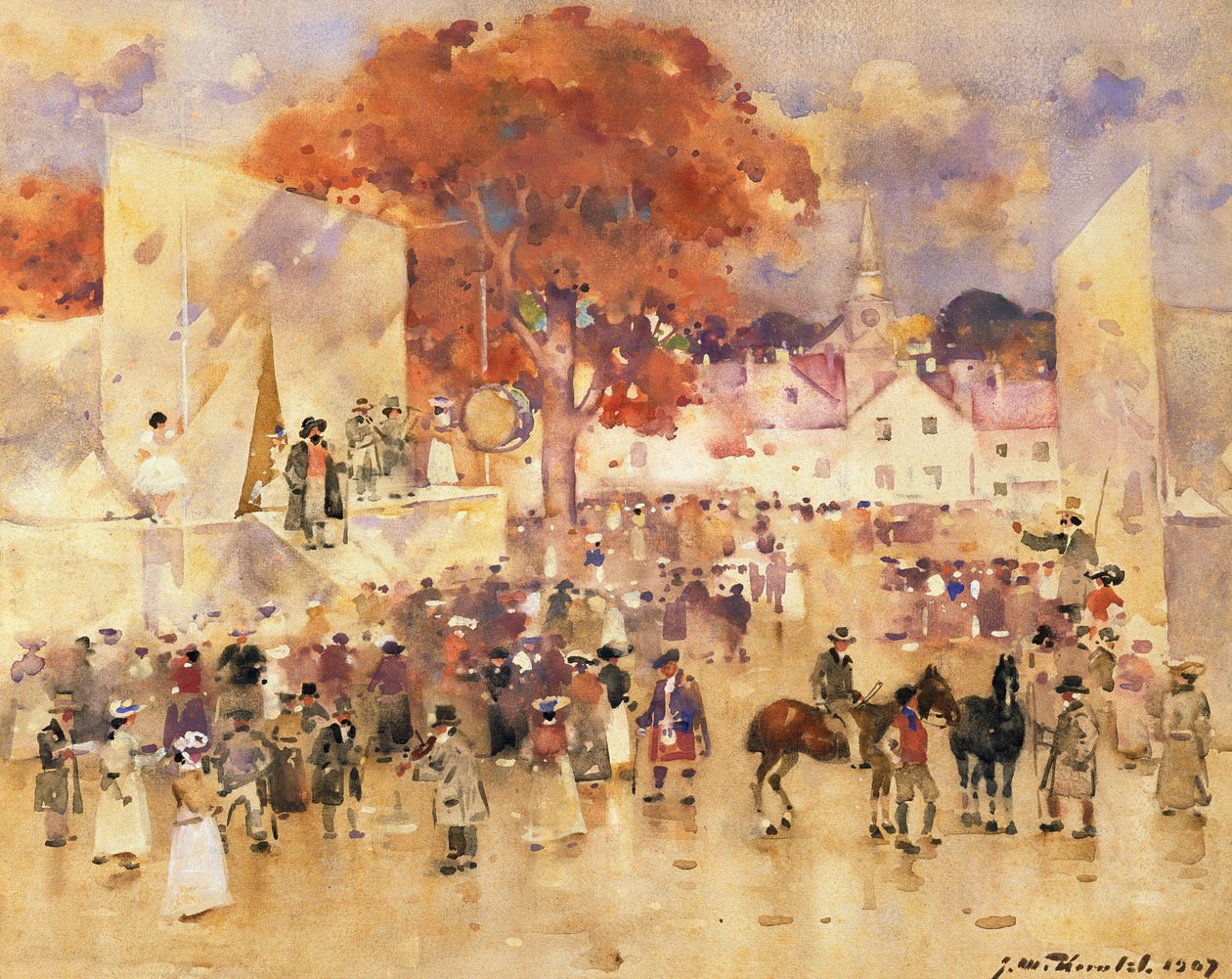 المعرض الاسكتلندي ، 1907 بواسطة جيمس واترستون هيرالد