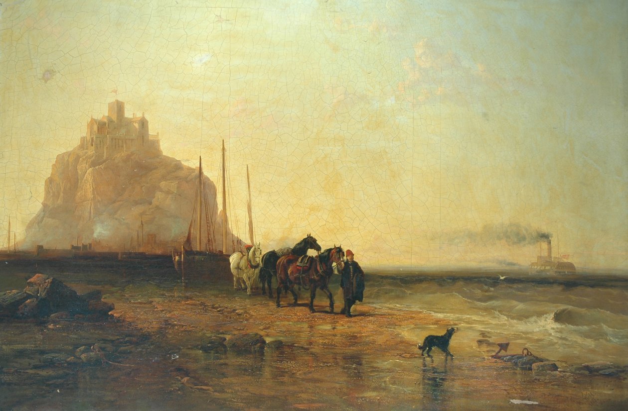 مساء قبالة جبل سانت مايكلز ، 1855 بواسطة جيمس ويب