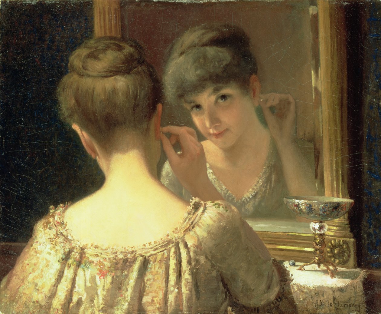 The Coquette ، ج .1885 بواسطة جيمس ويلز شامبني