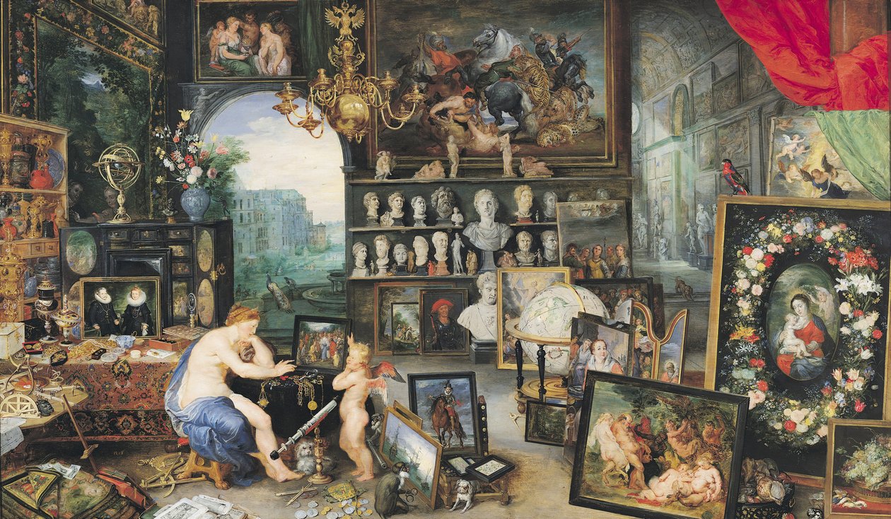 إحساس البصر ، 1617 بواسطة جان وروبنز ، PP Brueghel