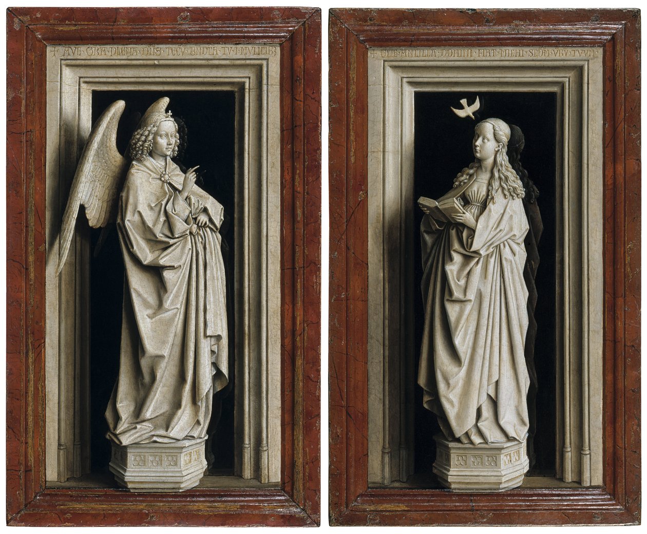 The Annuciation Diptych بواسطة جان فان إيك