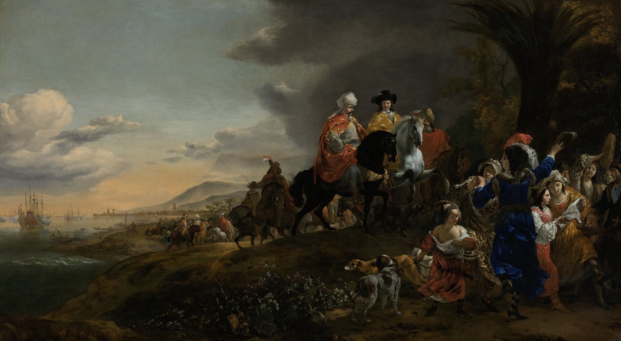 السفير الهولندي في طريقه إلى أصفهان ، 1653-1659 بواسطة جان بابتيست وينيكس