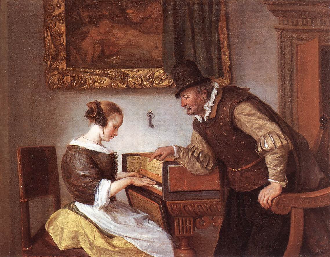 درس Harpsichord بواسطة جان هافكسزون ستين