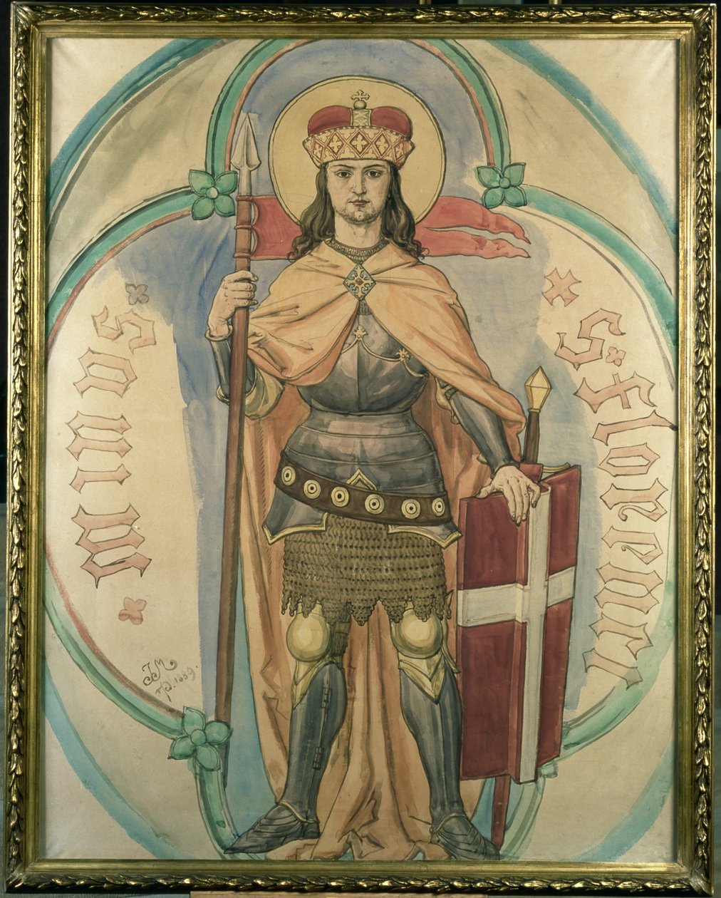 سانت فلوريان ، 1889 (مرحاض على لوح قماش) بواسطة جان الوزي ماتيجكو