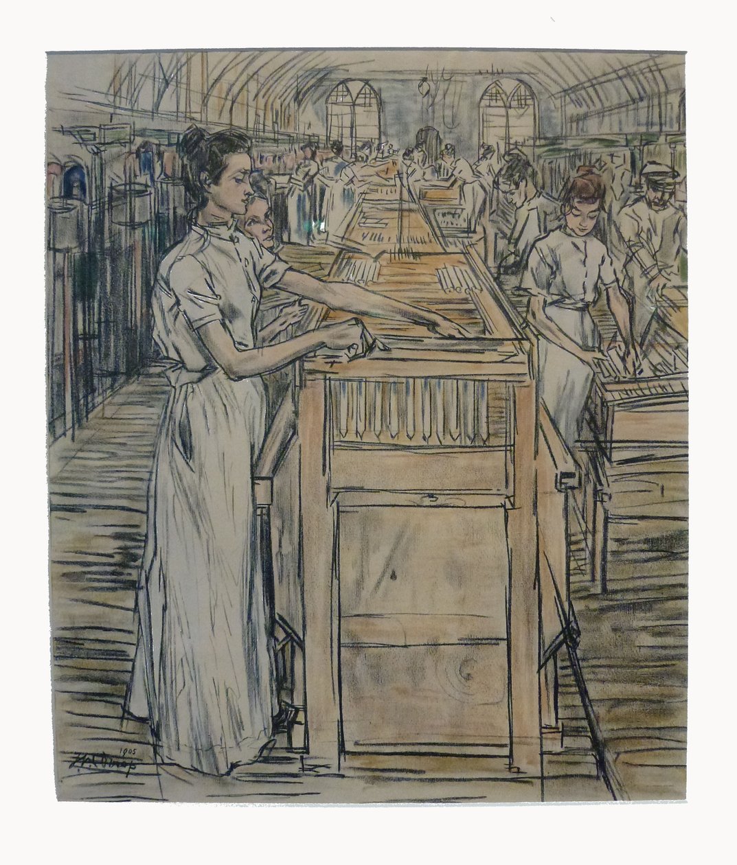 الانتهاء من 1 من 12 lithos Toorop مصنوعة حول تصنيع الشموع بواسطة جان تروب