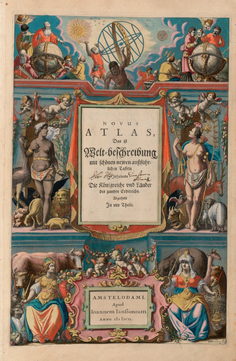 الأطلس الجديد بواسطة Jan og Jodocus Hondius Janssonius