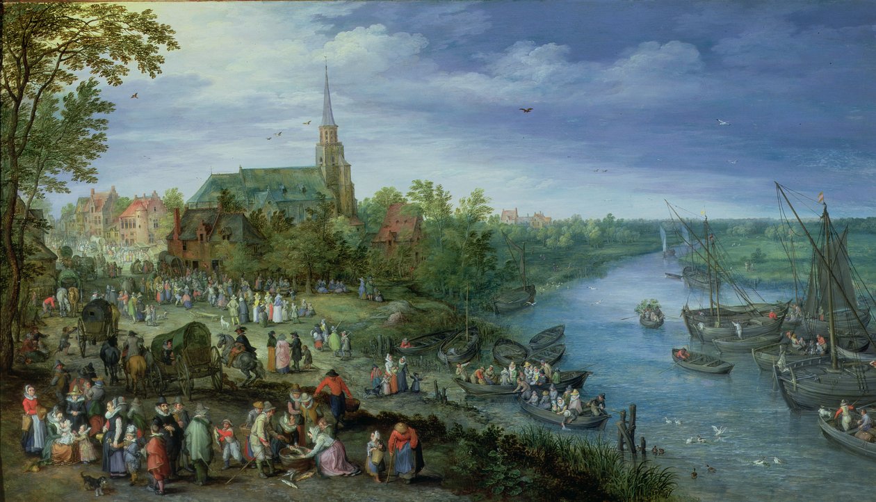 معرض الرعية السنوي في شيل 1614 بواسطة جان الأكبر بروغل