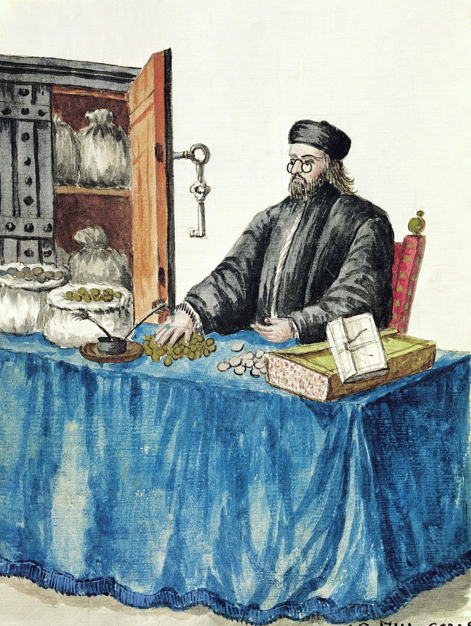 Moneylender البندقية ، من كتاب مصور للأزياء بواسطة جان فان جريفينبروك