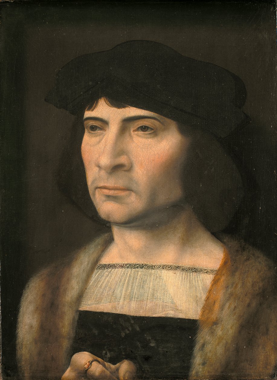 صورة لرجل بواسطة يناير (1472 - 1533) جوسارت