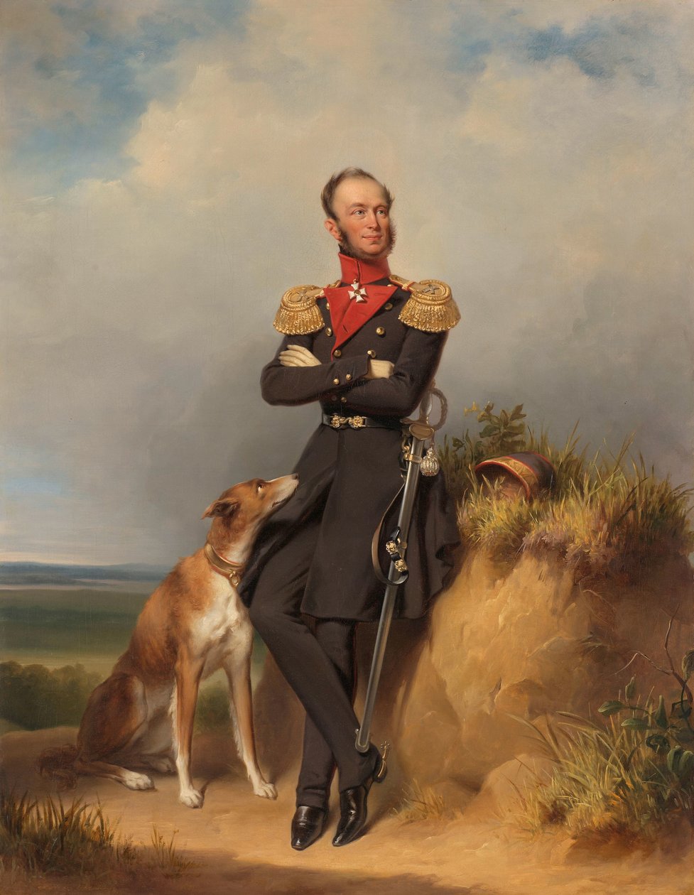 صورة ويليام الثاني ملك هولندا صورة فيليم الثاني (1792-1849) بواسطة جان آدم كروسمان