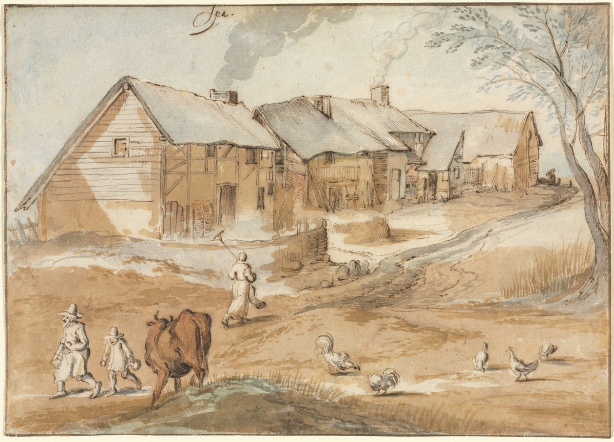 منظر للسبا ، ج. 1619. بواسطة جان بروغل الأكبر