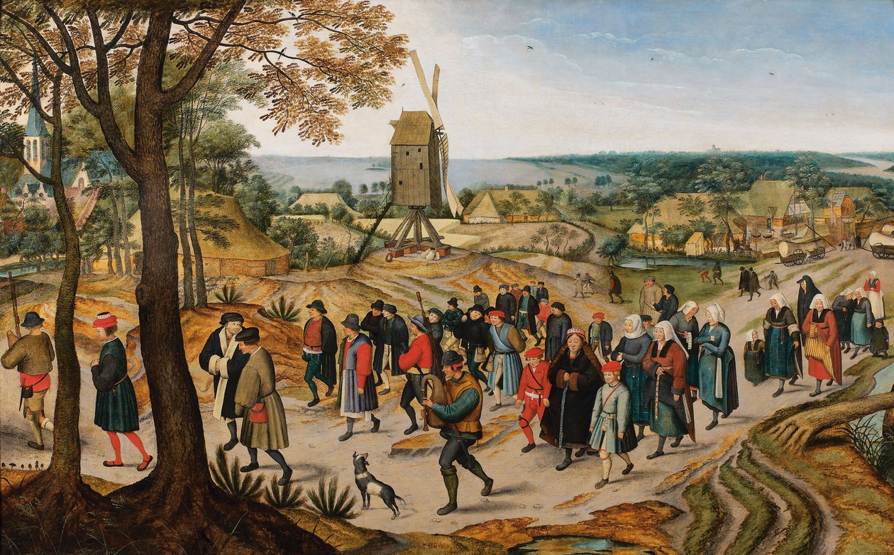 موكب الزفاف ، 1627. بواسطة جان بروغيل الأصغر