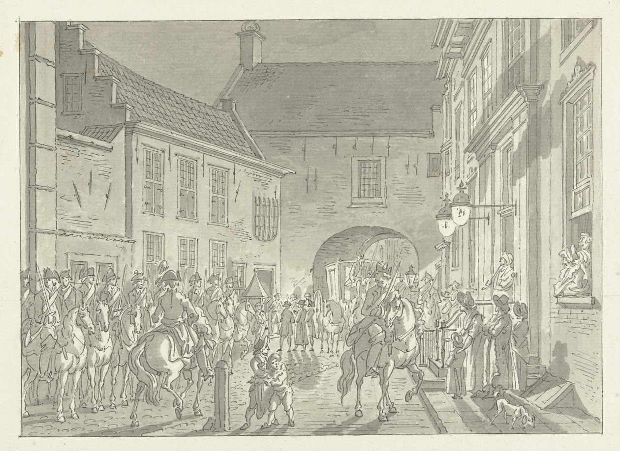 LP مأخوذة من Spiegel إلى Gevangenpoort ، 1795 بواسطة جان بولثويس