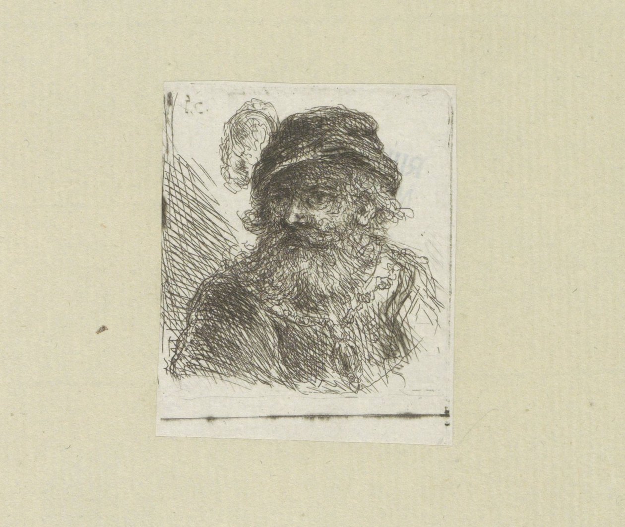 رجل Bebaarde يضع pluimhoed العمل الكامل للنقش لجون شالون / Oeuvre Complette des Eaux Fortes par Jean Chalon (عنوان السلسلة) بواسطة جان شالون