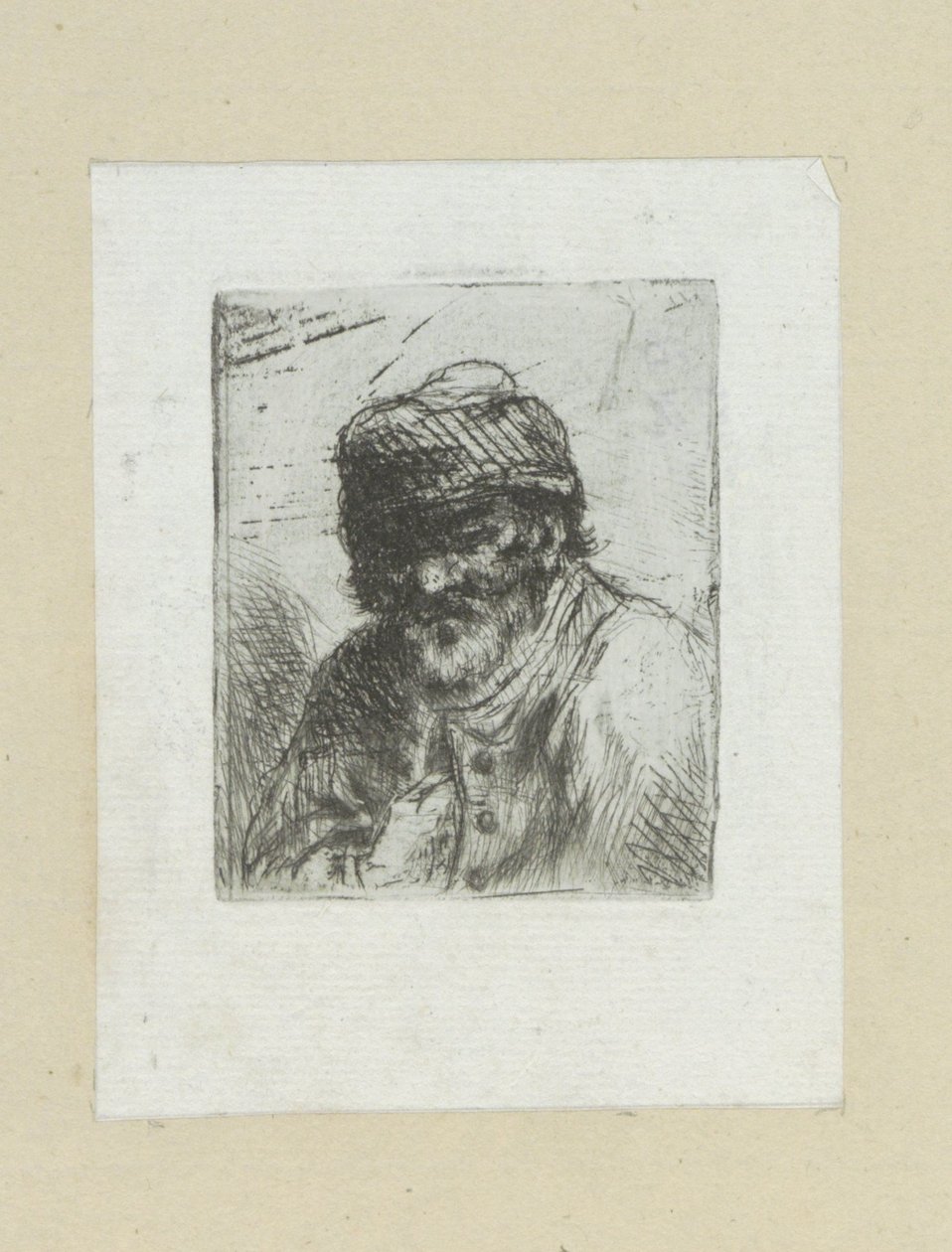 Bebaarde oude man التقى المكسرات العمل الكامل للنقش لجون شالون / Oeuvre Complette des Eaux Fortes par Jean Chalon (عنوان السلسلة) بواسطة جان شالون