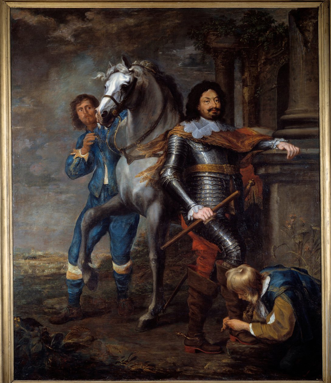 لوحة الجنرال أوتافيو بيكولوميني (1599-1656) رسم جان فان برونكهورست (1603-1662) القرن السابع عشر صن. 2،72x2،37 م بايون ، متحف بونات بواسطة جان جيريتس. فان برونكهورست