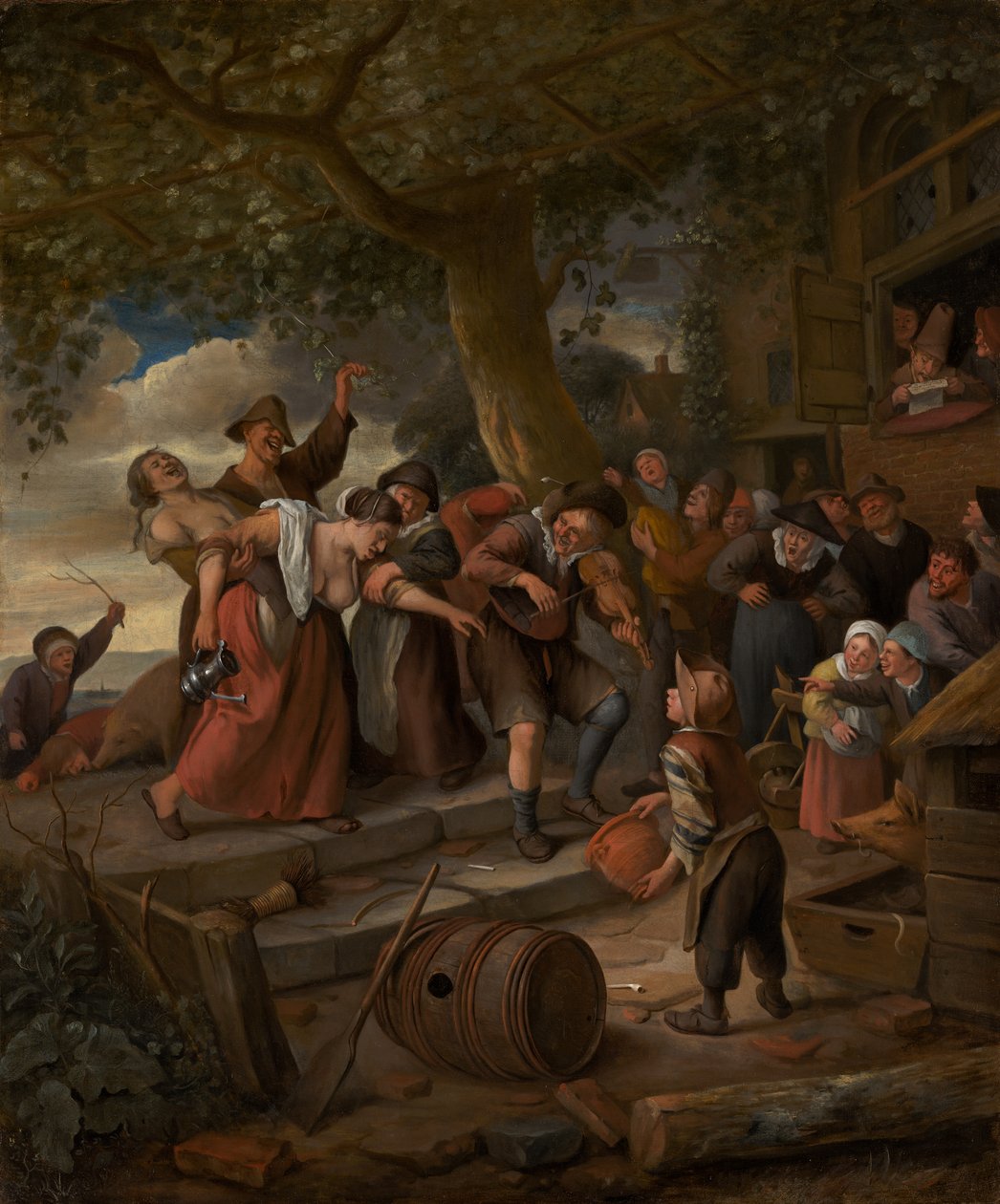 خنزير ينتمي إلى مكان قذر ، c.1673-5 بواسطة جان هافيكز. ستين