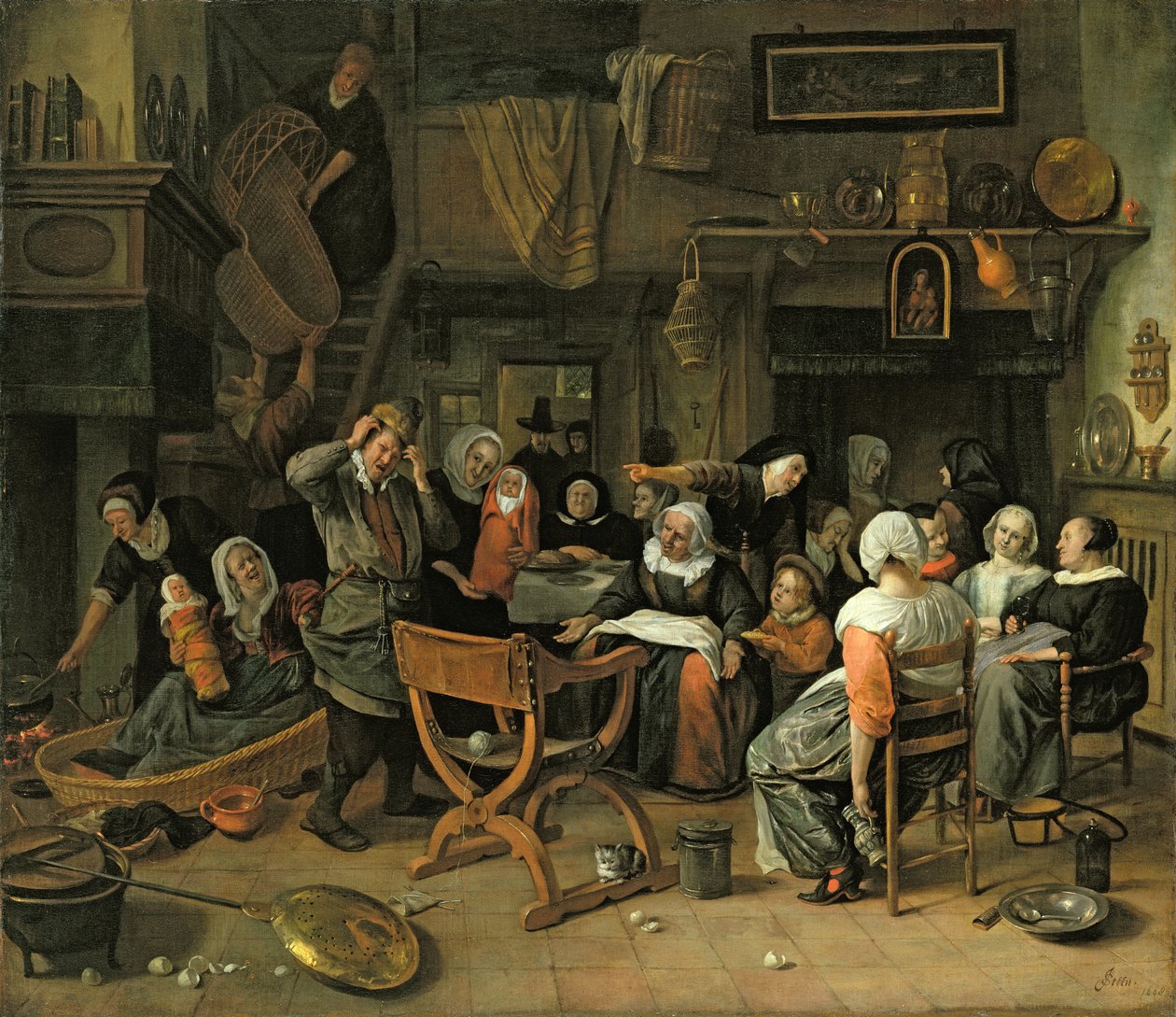 عيد التعميد ، 1668 بواسطة جان هافكسزون ستين