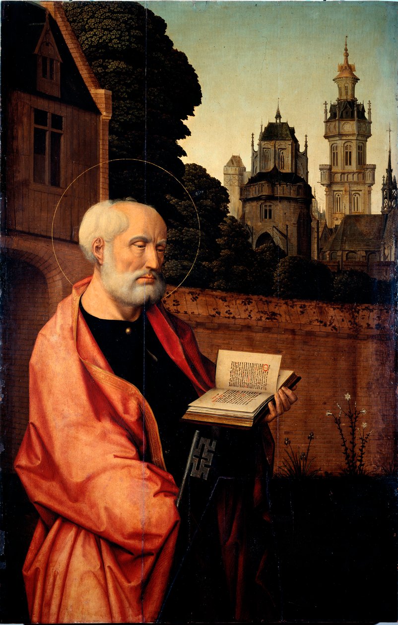 التفاصيل سان بيير. الطلاء على الخشب بواسطة Jan Provost (حوالي 1465-1529) 140x90 سم الجينات ، جاليريا دي بالازو بيانكو بواسطة وكيل الثاني الثاني
