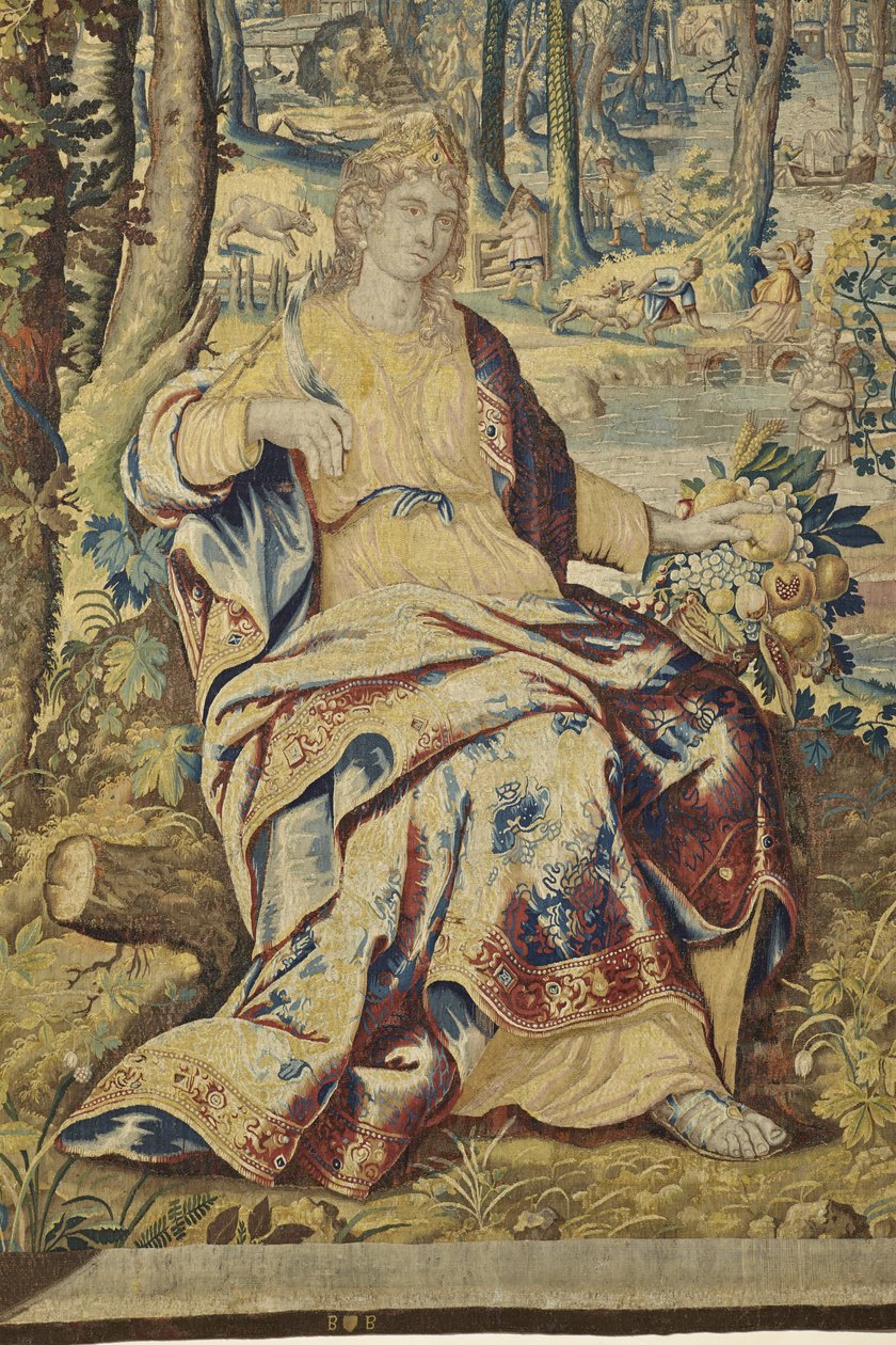 تفاصيل بومونا ، من Vertumnus و Pomona ، c.1630 بواسطة Jan II Raes