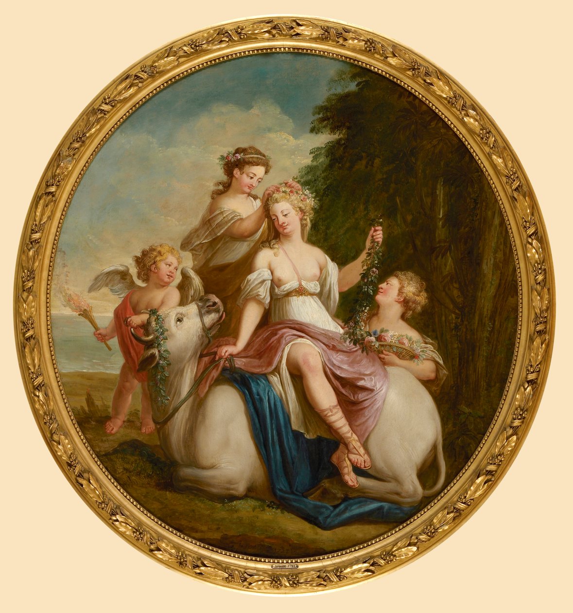 اغتصاب أوروبا 1723. بواسطة جان جاكوب سبويد