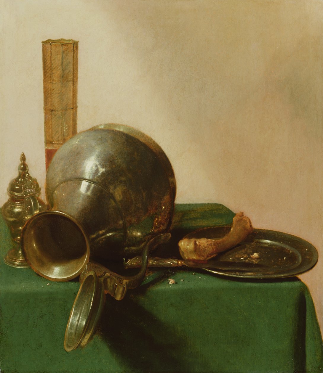 لا تزال الحياة مع إبريق مقلوب ، c.1632-37 بواسطة جان جانز. البومة
