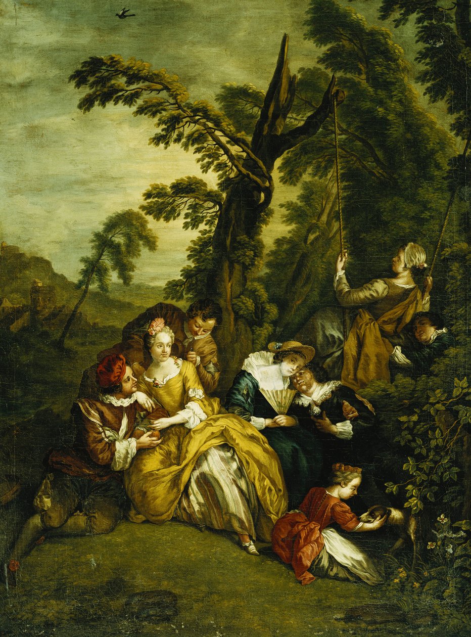 A Champetre Fete ، 1756 بواسطة جان جوزيف الشيخ حريمان