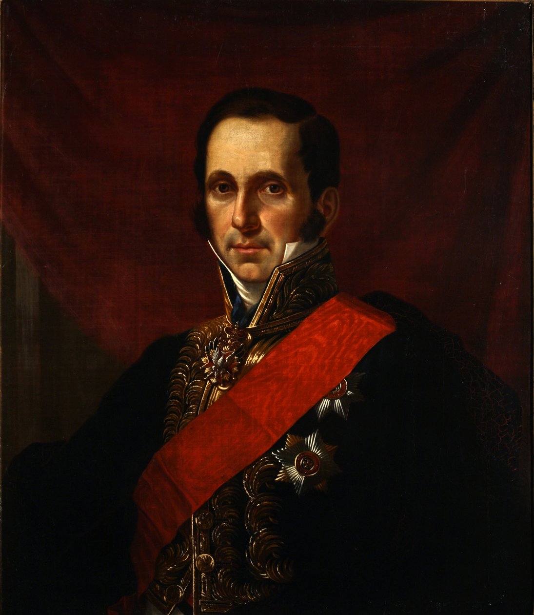 صورة للكونت سيرغي سيميونوفيتش أوفاروف 1786-1855 ، 1844 بواسطة جان كساويري كانيفسكي