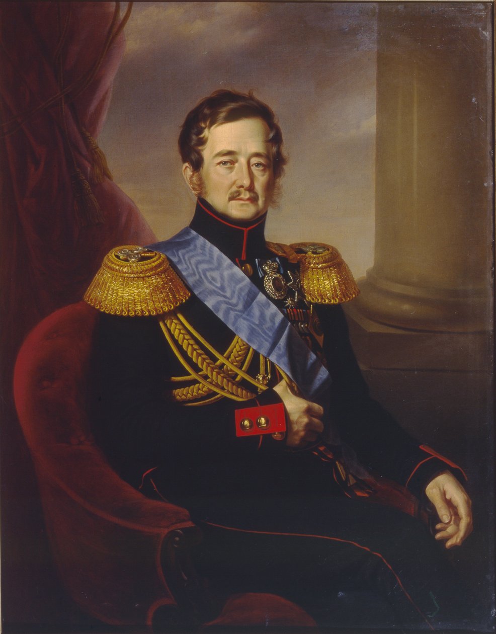صورة لإيفان فيودوروفيتش باسكفيتش ، كونت إريفان ، نائب مملكة بولندا ، 1845 بواسطة جان كساويري كانيفسكي