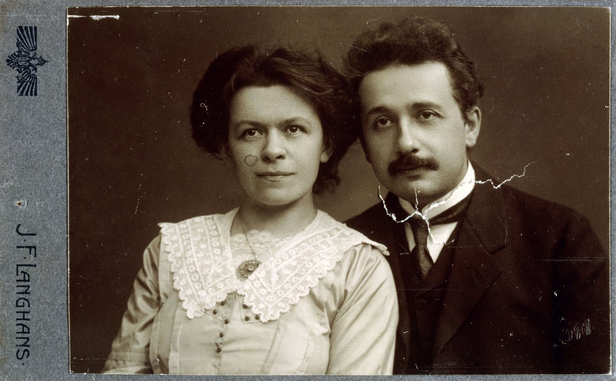صورة شخصية للعبة ألبرت أينستين وميليفا أينشتاين-ماريك في عام 1911 ، 1911 بواسطة جان لانغانز