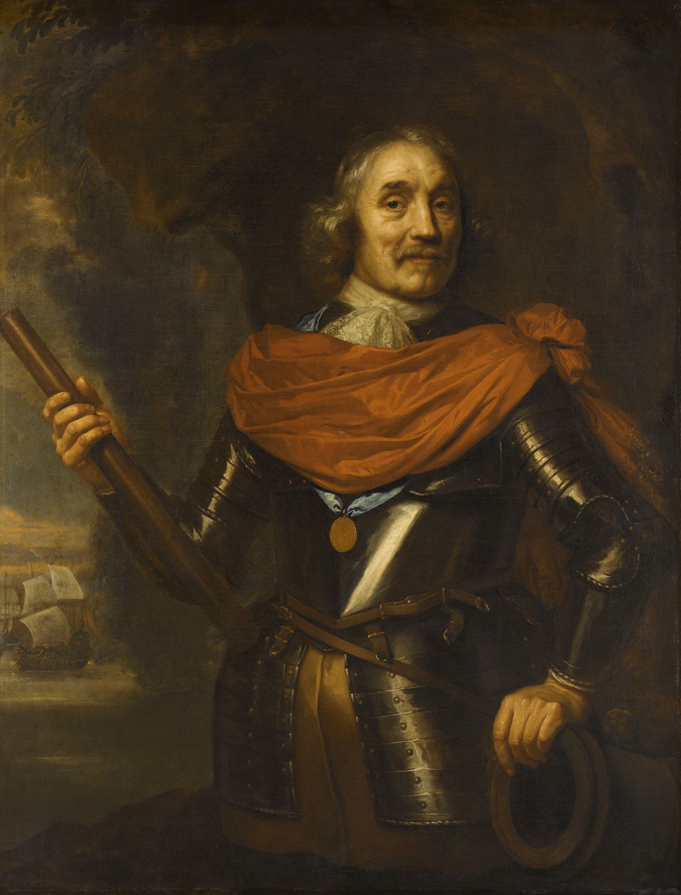 Maerten Harpertsz Tromp (1597-1653) ، نائب أميرال بواسطة جان ليفينز