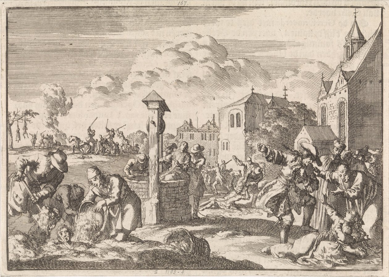 اضطهاد البروتستانت من قبل مرسوت في نيور ، 1682 بواسطة جان لويكن