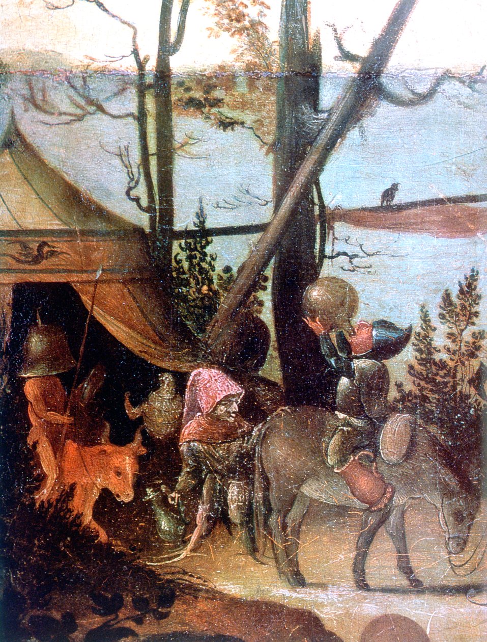 مشهد المناظر الطبيعية ، أسطورة القديس كريستوفر ، c1520-1559 بواسطة جان ماندين