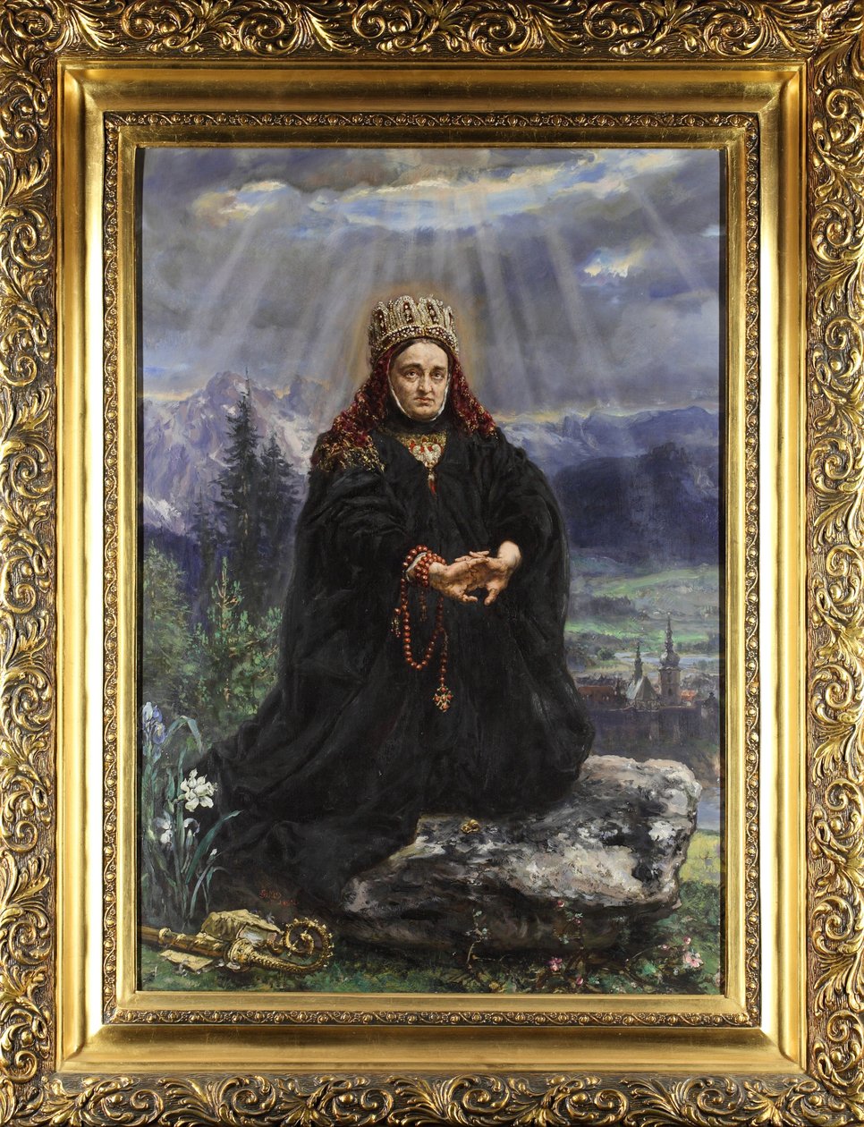 Kinga of Poland (Kunegunda ، أو Cunegonde) (1234 - 1293) - Saint Kinga of Poland بواسطة Matejko ، Jan Alojzy (1838-1893) بواسطة جان الوزي ماتيجكو