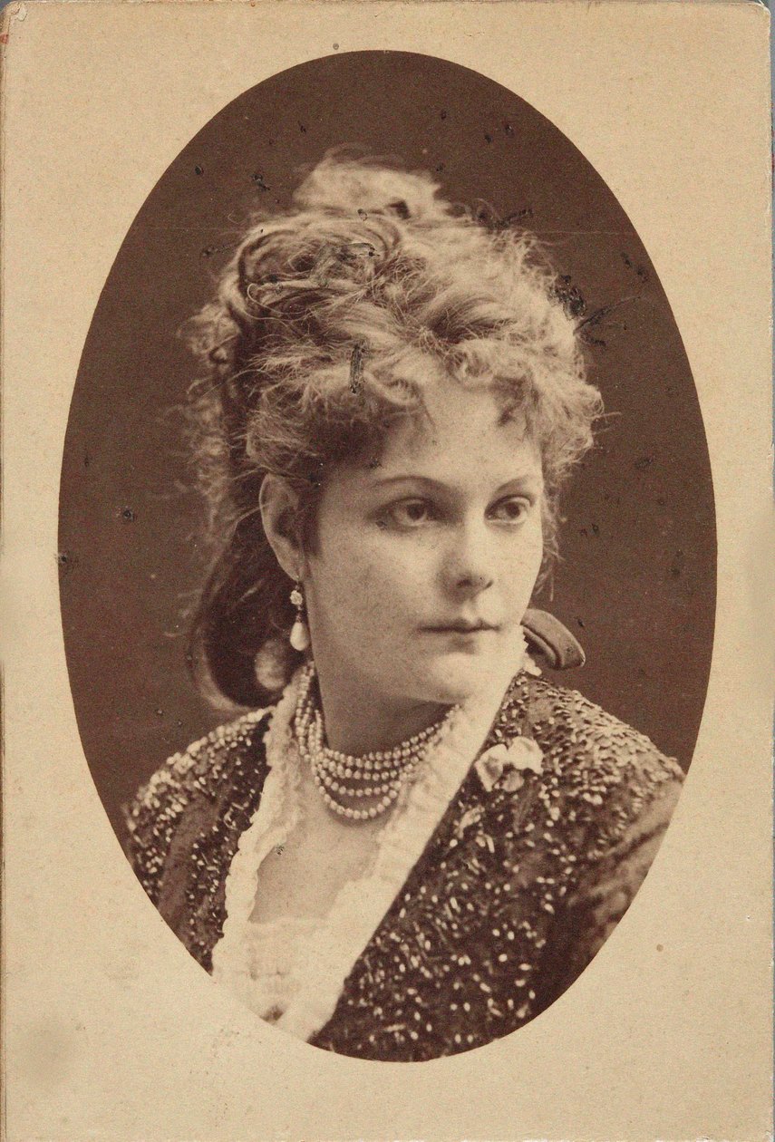 صورة لعازف البيانو والملحن صوفي مينتر 1846-1918 ، 1893. بواسطة جان ميتشكوفسكي